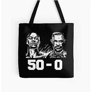 50 Wins Mayweather Money 50 Cent Parody Design All Over Print Tote Bag