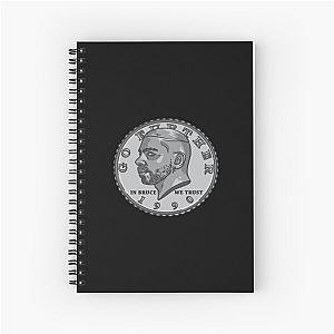 Bruce Jackson 50 Cent Coin Spiral Notebook