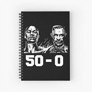 50 Wins Mayweather Money 50 Cent Parody Design Spiral Notebook