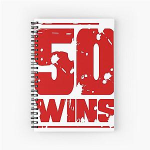 50 Wins Mayweather Money 50 Cent Parody Design Spiral Notebook