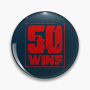 50 Wins Mayweather Money 50 Cent Parody Design Pin