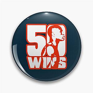 50 Wins Mayweather Money 50 Cent Parody Design Pin