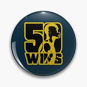 50 Wins Mayweather Money 50 Cent Parody Design Pin