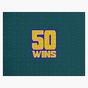 50 Wins Mayweather Money 50 Cent Parody Design Jigsaw Puzzle