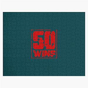 50 Wins Mayweather Money 50 Cent Parody Design Jigsaw Puzzle