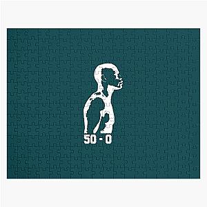 50 Wins Mayweather Money 50 Cent Parody Design Jigsaw Puzzle