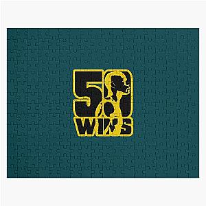 50 Wins Mayweather Money 50 Cent Parody Design Jigsaw Puzzle