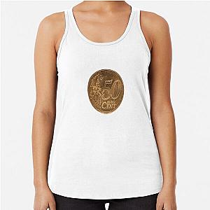 50 cent in da house Racerback Tank Top