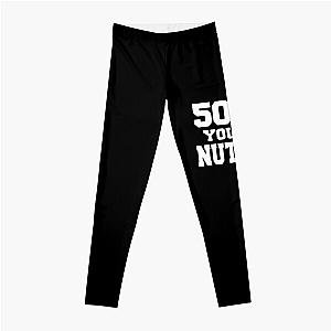 50 Wins Mayweather Money 50 Cent Parody Design Leggings