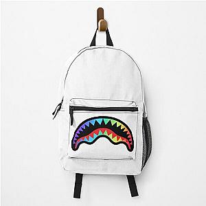 6ix9ine shark colorful teeth style Backpack