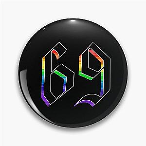 69 6ix9ine rainbow number design  Pin