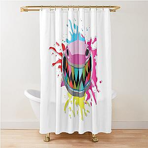 Tekashi 6ix9ine colorful shark Shower Curtain