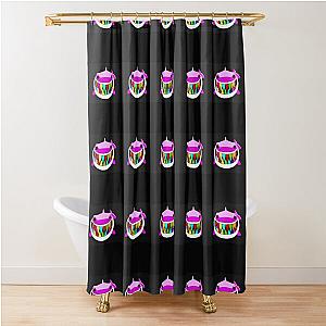 6ix9ine Sticker Shower Curtain