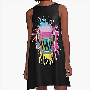 Tekashi 6ix9ine colorful shark A-Line Dress