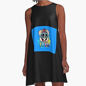 6ix9ine YAYA Mask A-Line Dress