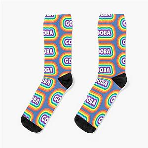 6ix9ine Gooba Rainbow Colors Socks