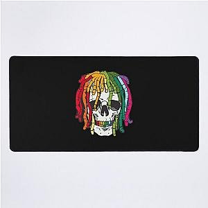 6ix9ine skull  Sticker Desk Mat