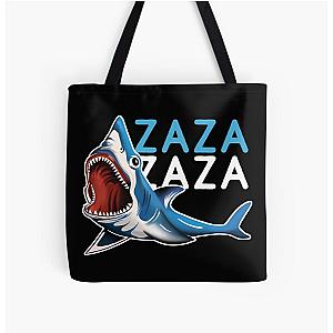 6ix9ine Zaza Shark T-Shirt Black All Over Print Tote Bag