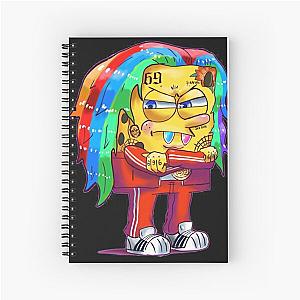 6ix9ine SpongeBob Prem Spiral Notebook