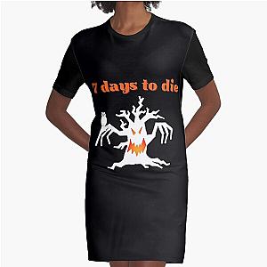 People Call Me 7 Days To Die Game Retro Vintage Graphic T-Shirt Dress