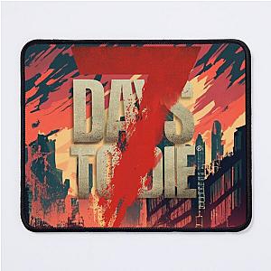 7 days to die burning town Mouse Pad