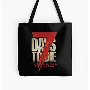 7 Days To Die All Over Print Tote Bag