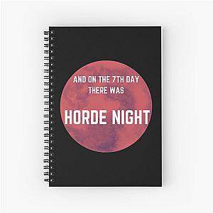 Zombie 7 Days to Die Funny Gamer Horde Night  Spiral Notebook