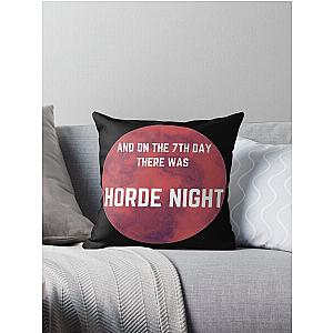 Zombie 7 Days to Die Funny Gamer Horde Night  Throw Pillow