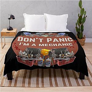 Zombie 7 Days to Die Funny Mechanic Gamer  Throw Blanket