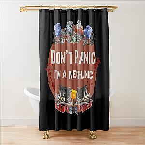 Zombie 7 Days to Die Funny Mechanic Gamer  Shower Curtain