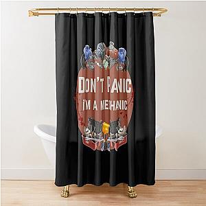 Zombie 7 Days to Die Funny Mechanic Gamer  Shower Curtain