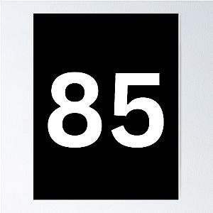 00385 number 85 eighty five W Poster