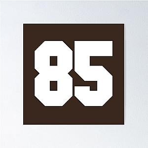 85 Number Cleveland Sports Eighty-Five Brown Jersey Poster