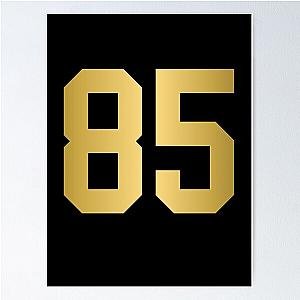 Golden Number 85 - Sports Numbers  Poster