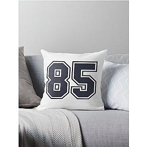 85 Sports Number Eighty-Five Throw Pillow