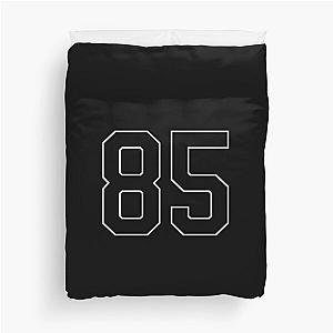 Black Number 85 lucky sports jersey eighty five Duvet Cover