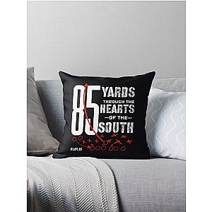 85 Yards Through the Heart of the South Football Run	 Throw Pillow