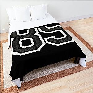 85 Black Jersey Sports Number eighty-five Football 85 Comforter