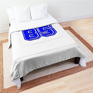 Blue Number 85 Comforter