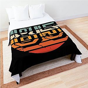 Number 85 Vintage Retro Sport Sunset Birthday Squad Racing Numbers Comforter