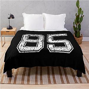 85 Number Basketball Eighty five Football Throw Blanket