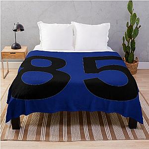 00285 number 85 eighty five B Throw Blanket