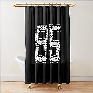 85 Number Basketball Eighty five Football Shower Curtain