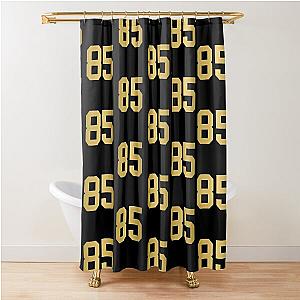 Golden Number 85 - Sports Numbers  Shower Curtain