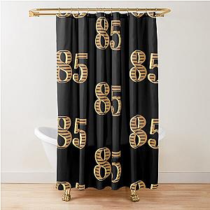 Gold Number 85 Eighty five Best Birthday Gift Shower Curtain