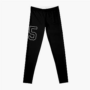 Black Number 85 lucky sports jersey eighty five Leggings