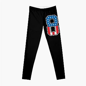 85 American Lucky Number Eighty-five United States Flag Leggings