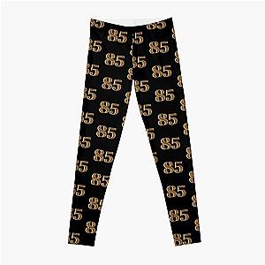 Gold Number 85 Eighty five Best Birthday Gift Leggings