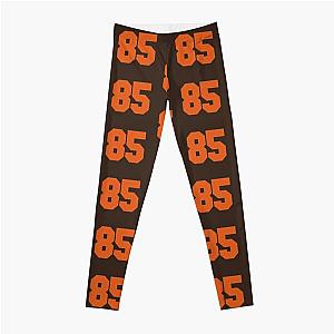 85 Number Cleveland Sports Eighty-Five Brown Jersey Leggings