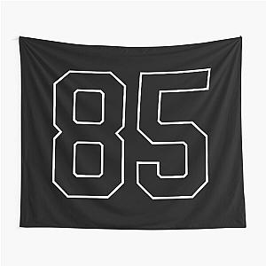 Black Number 85 lucky sports jersey eighty five Tapestry